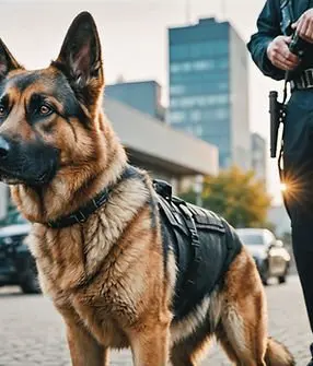 A Top Marks Security K9 patrol dog